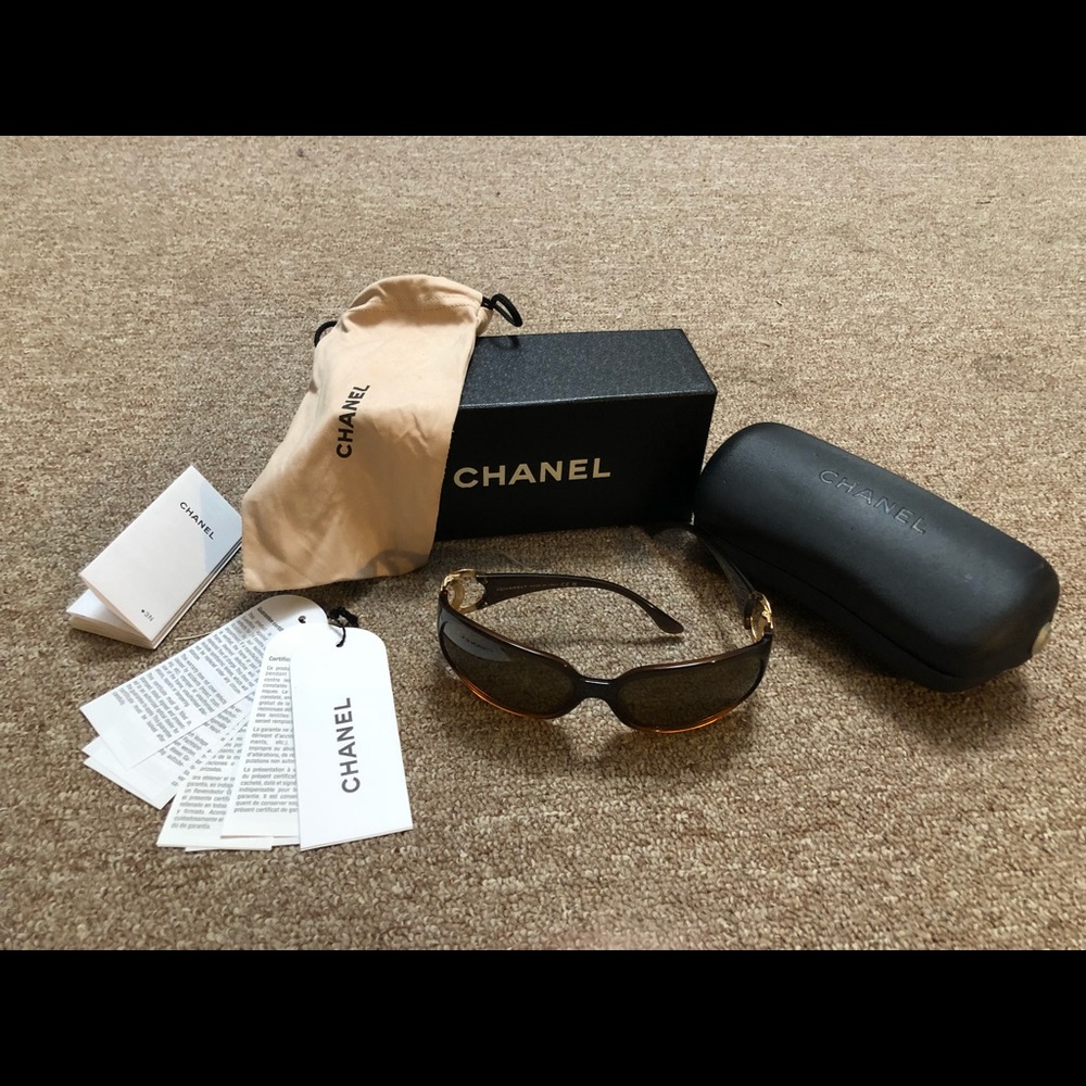 Authentic classic Chanel sunglasses